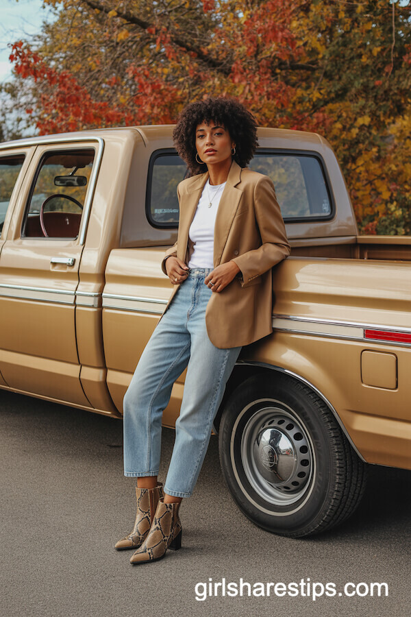 Tailored Blazer & Jeans
