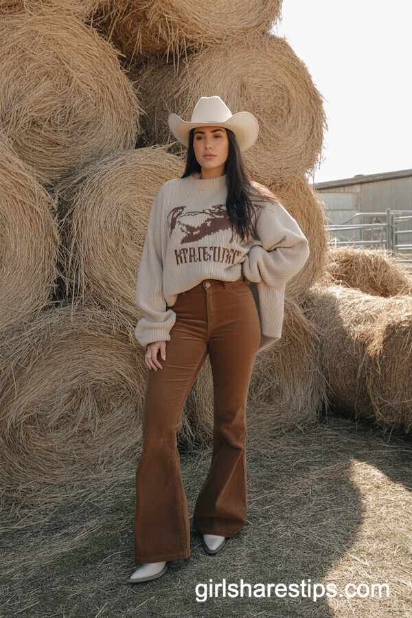 Corduroy Pants & Sweater