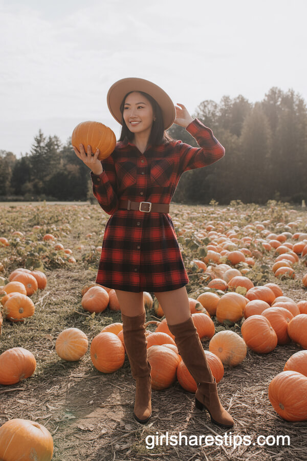 Flannel Shirt Dress