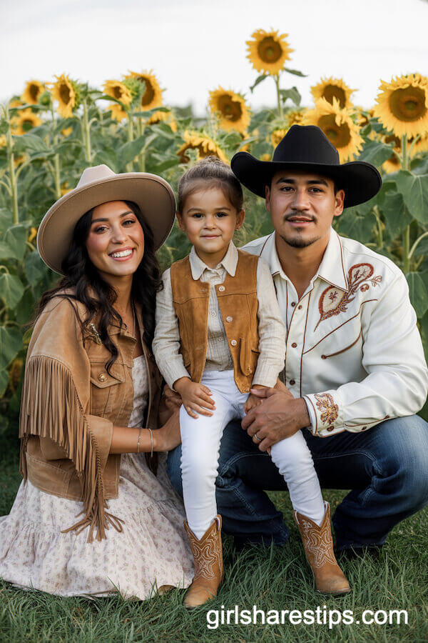 Boho Western Layers with Fringe Jackets and Embroidered Shirts