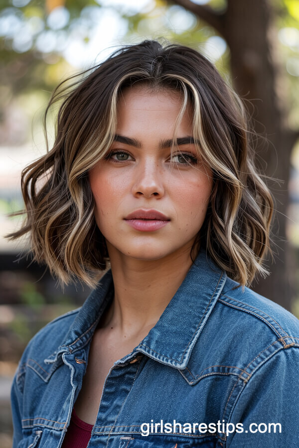 Western Bob with Loose Waves