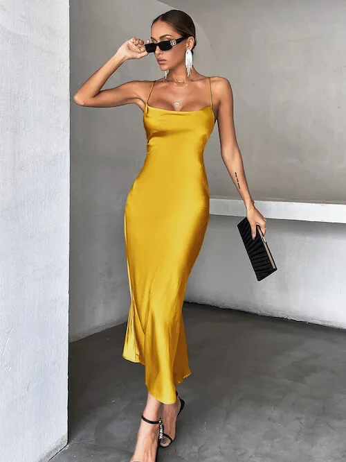 What Color Shoes to Wear with a Yellow Dress - Yellow Dress Outfit