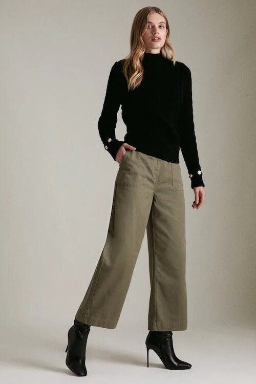 what shoes to wear with ankle pants in the winter