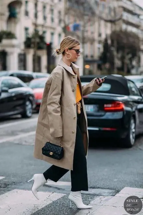 what shoes to wear with ankle pants in the winter