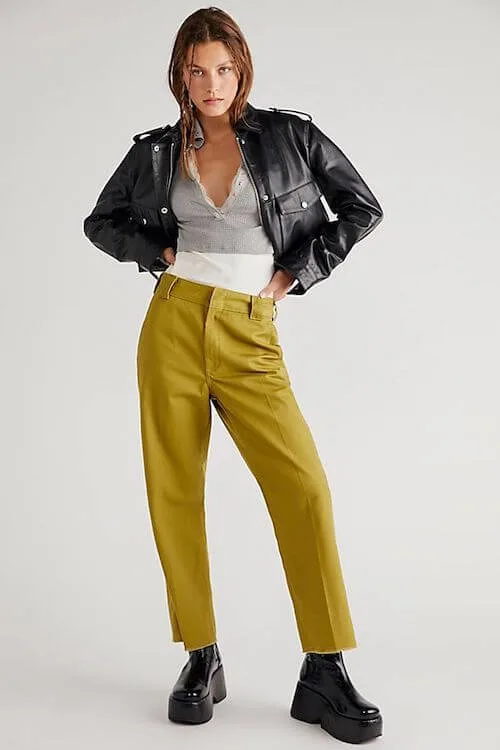 what shoes to wear with ankle pants in the winter