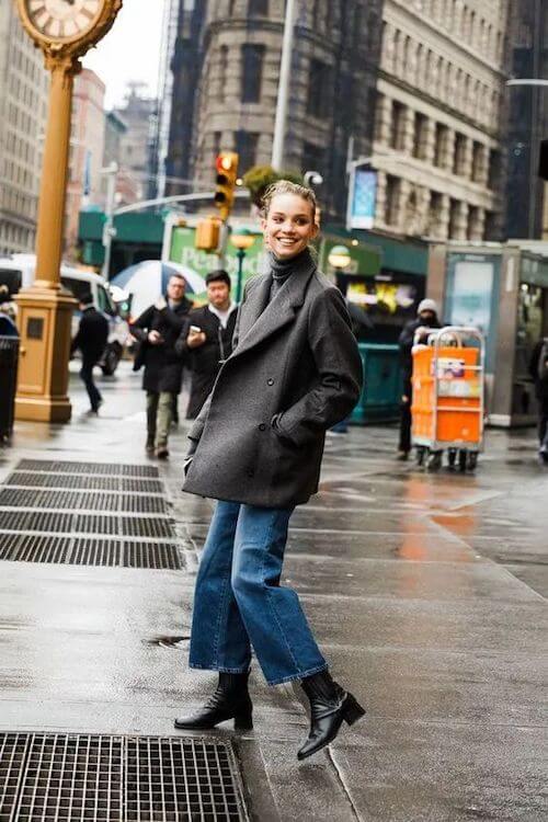 what shoes to wear with ankle pants in the winter