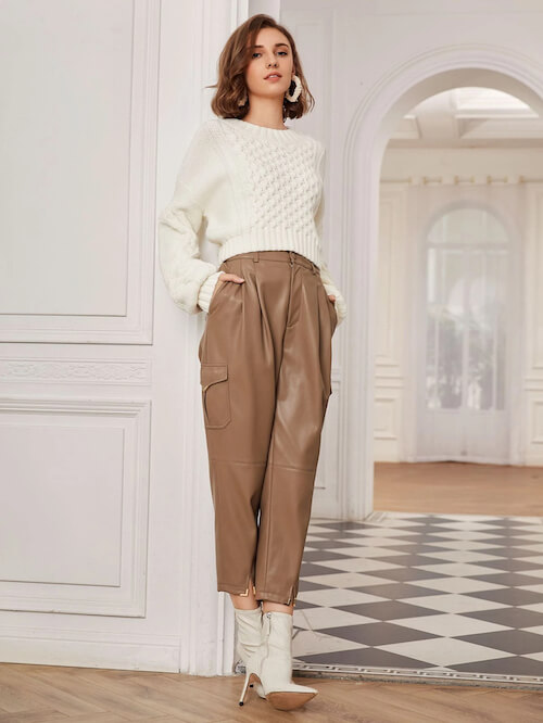 what shoes to wear with ankle pants in the winter