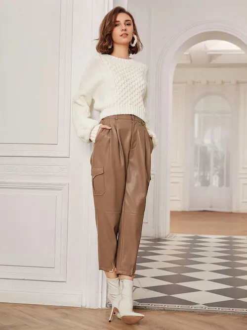 what shoes to wear with ankle pants in the winter