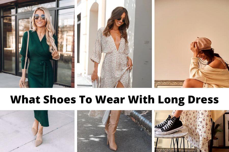 what shoes to wear with long dress