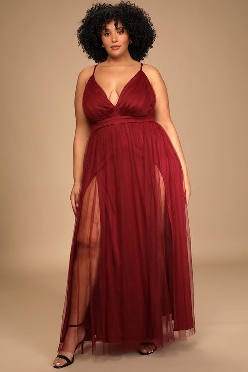 what to wear to a winter wedding plus size