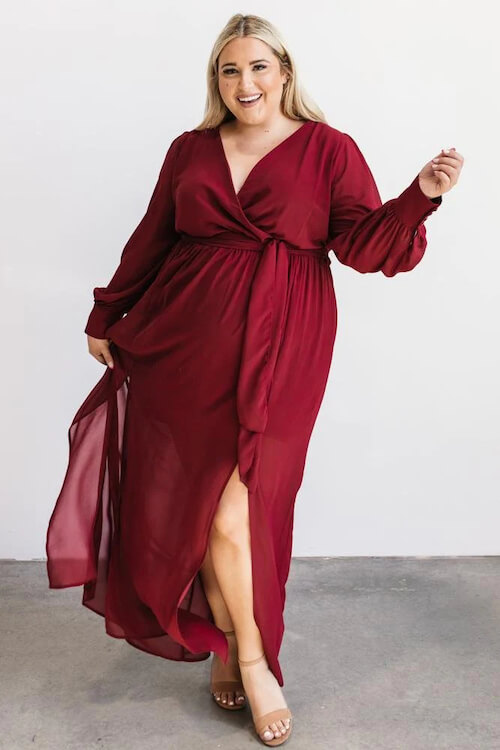 what to wear to a winter wedding plus size