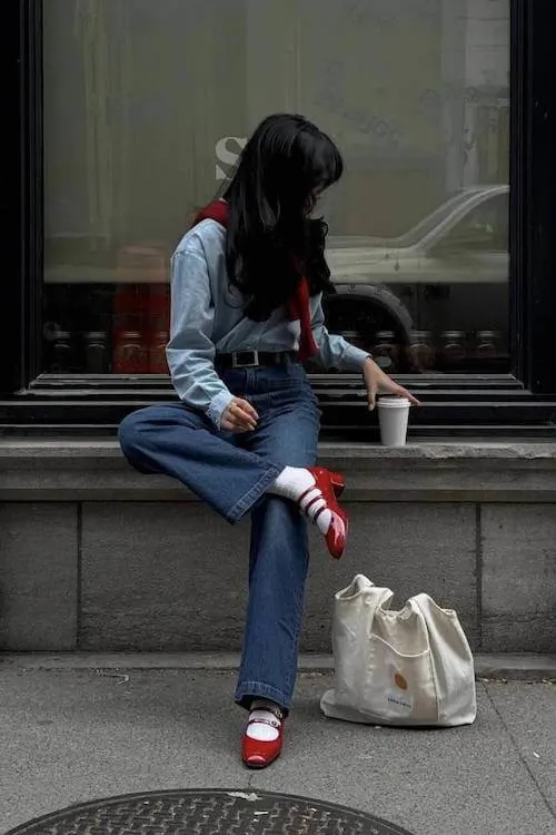 what to wear with Mary Janes