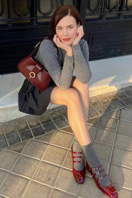 what to wear with Mary Janes
