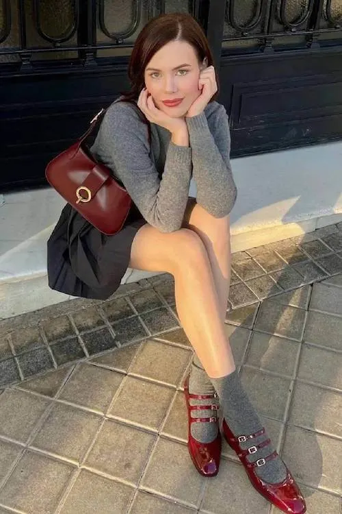 what to wear with Mary Janes