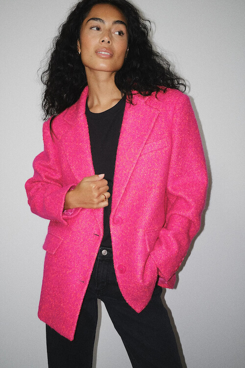 Trending: The Hot Pink Jacket | Sandra's Closet