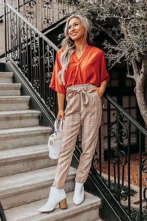 Chic & Cute Brown Pants Outfit Ideas Female