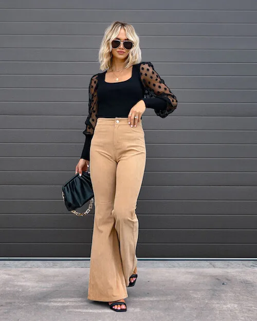What to wear with light tan pants female