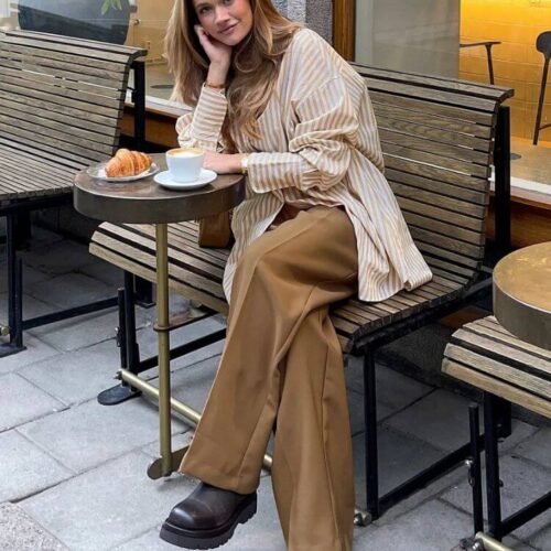What To Wear With Brown Pants Female [2023]: 50+ Elevated Brown Pants Outfit Ideas To Copy