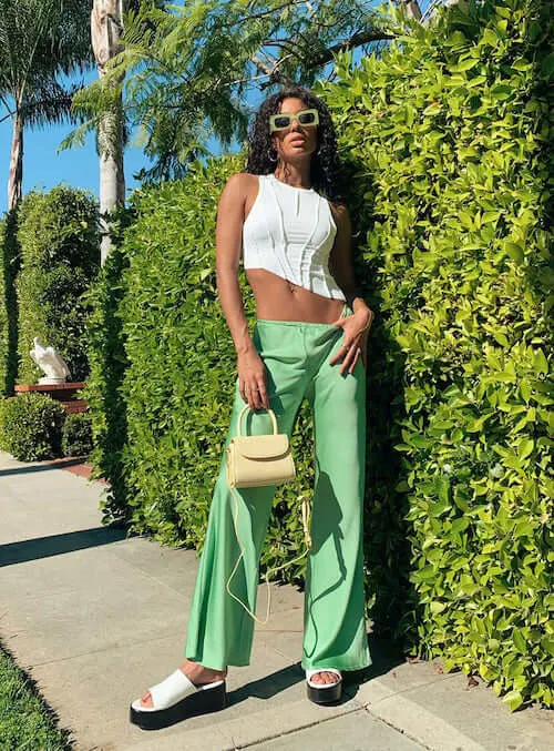 How To Wear Green Pants For Spring Summer