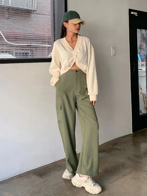 Sage Green Pants Outfit Ideas Green Pants Outfit, Green, 46% OFF