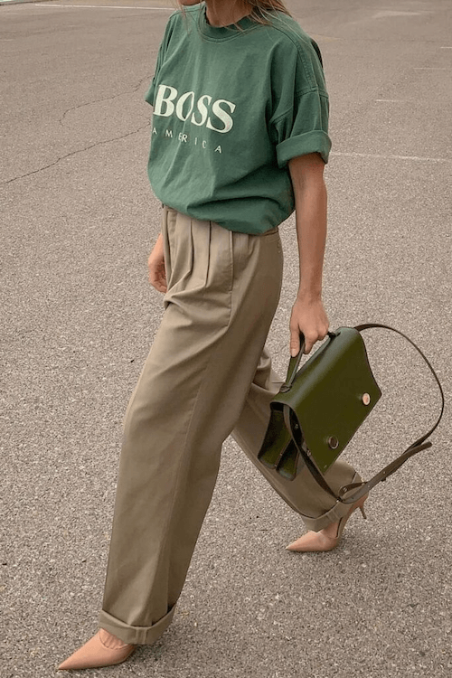 what to wear with khaki pants
