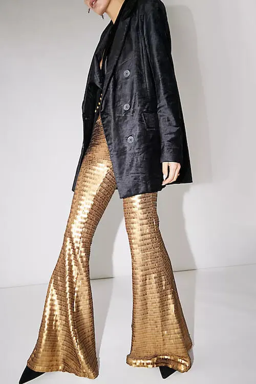 what to wear with sequin pants