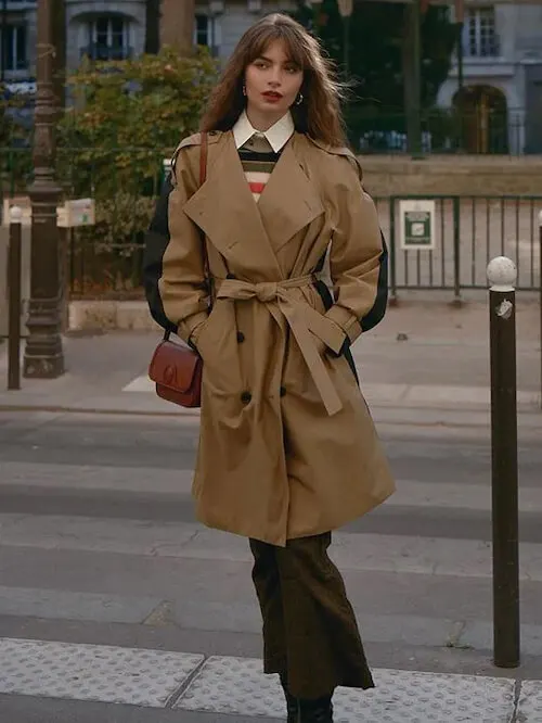 what to wear with trench coat