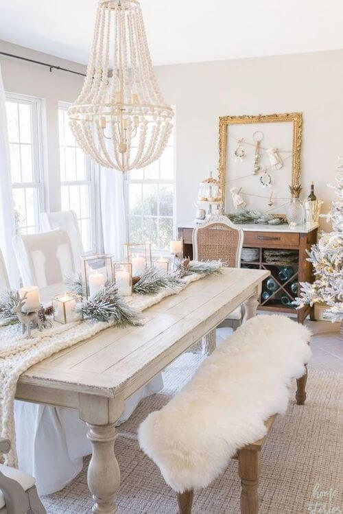 white Christmas decor ideas