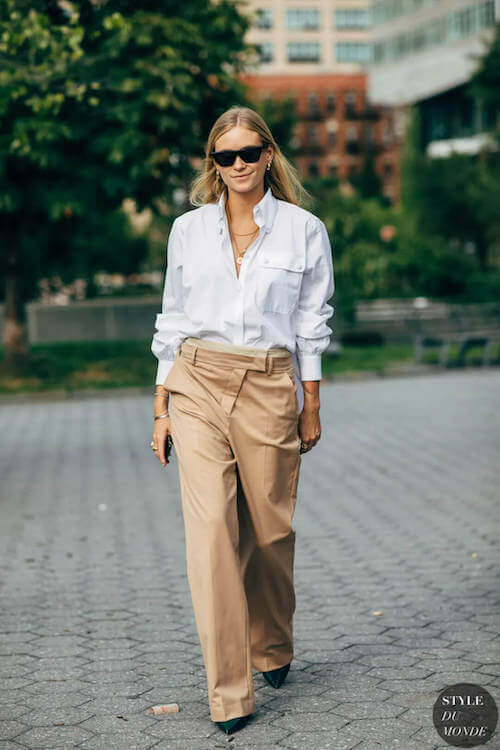 white button down shirt for women