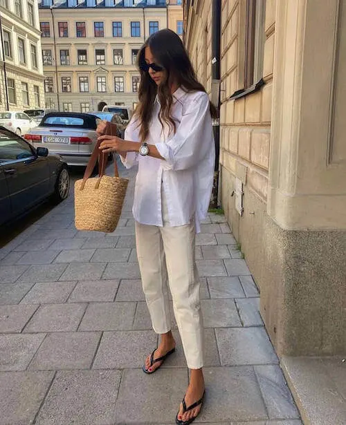 white button down shirt for women