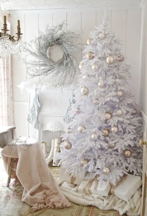 white christmas decor ideas