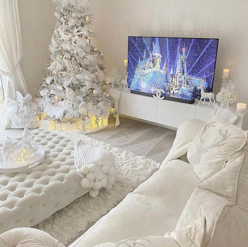 white christmas decor ideas