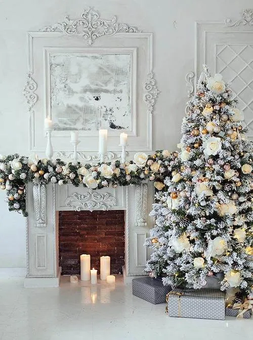 white christmas decor ideas