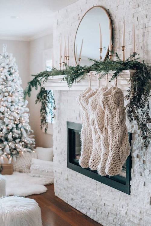 white christmas decor ideas