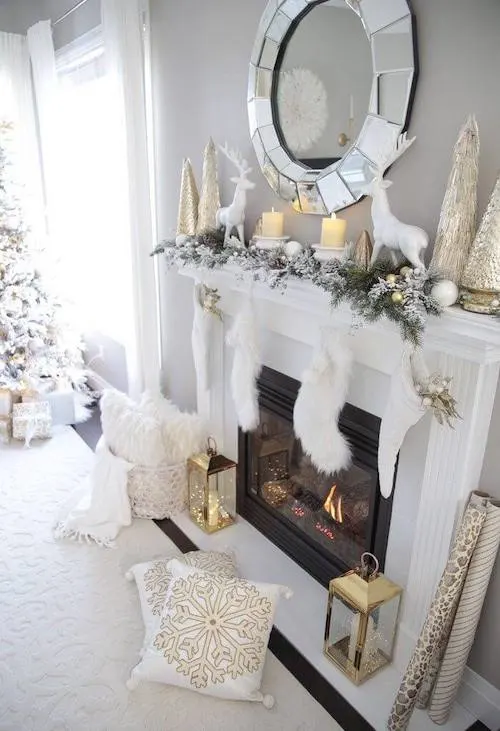 white christmas decor ideas