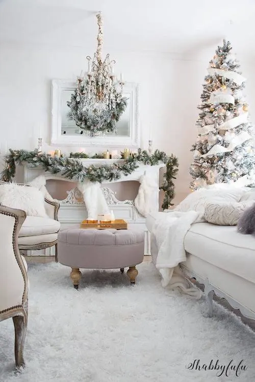 white christmas decor ideas