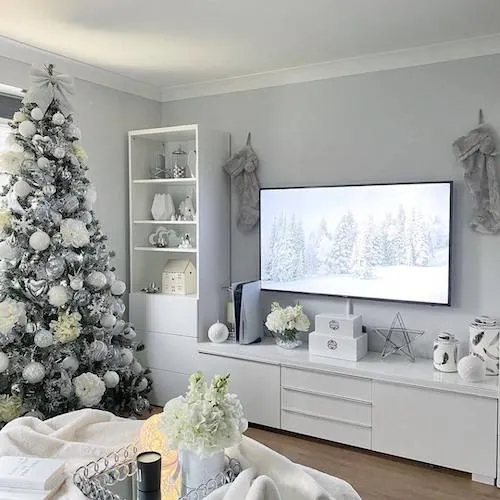 white christmas decor ideas