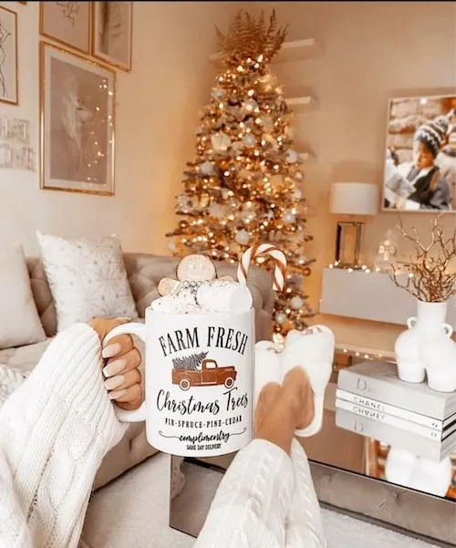 white christmas decor ideas