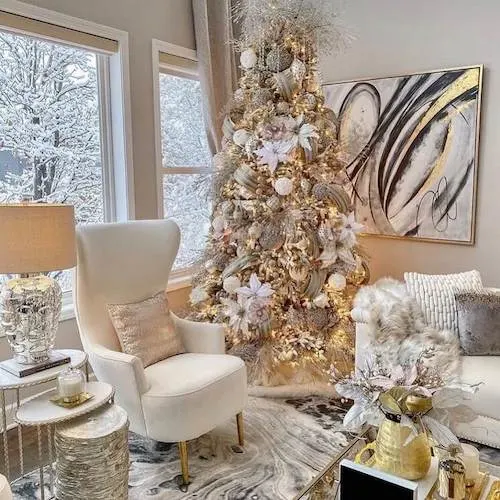 white christmas decor ideas