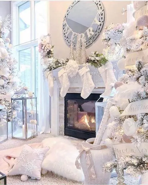 white christmas decor ideas