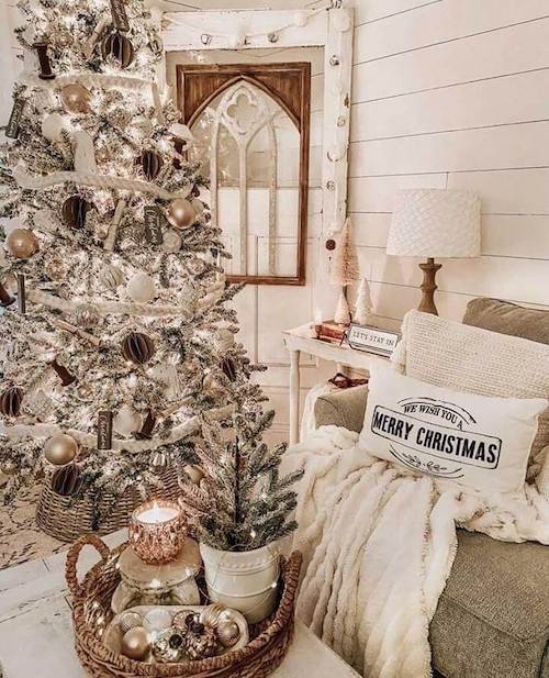 white christmas decor ideas