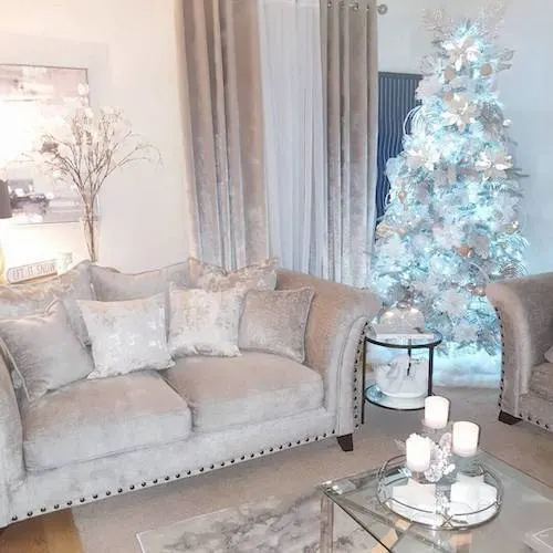 white christmas decor ideas