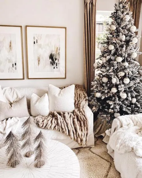 white christmas decor ideas