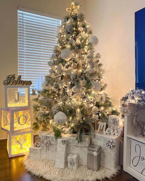 white christmas decor ideas