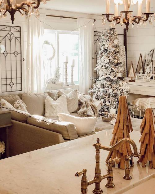 white christmas decor ideas