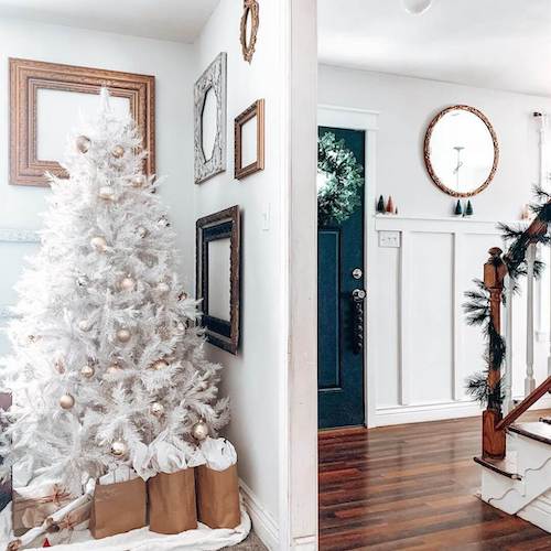 white christmas decor ideas