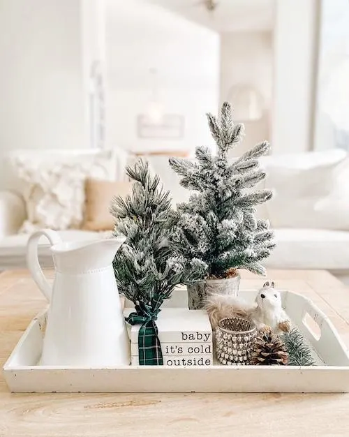 white christmas decor ideas