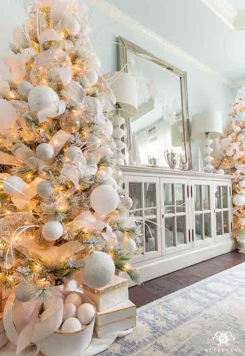 white christmas decor ideas