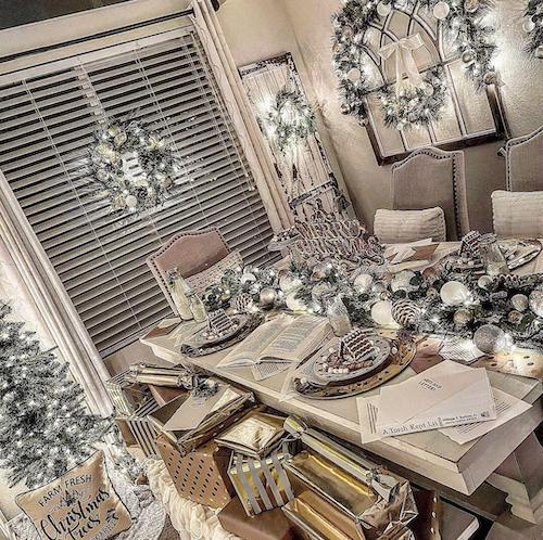 white christmas decor ideas