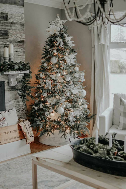 white christmas decor ideas